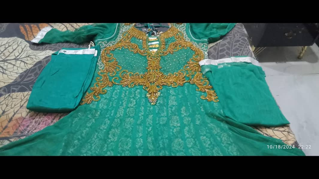 Like New Branded Cloths Shadi Wear  One Time Used High Quality Net 11