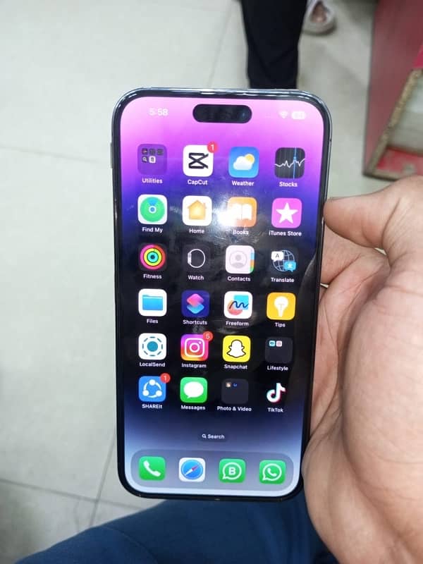 iphone 14 pro max (98 BH) deep purple 2