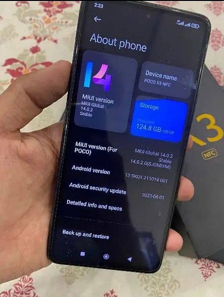 My phone Poco x3 6+3 128Gb Condition 10/9 3