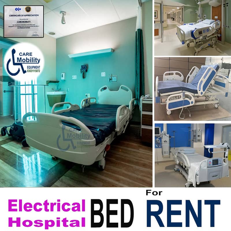 Electric Bed ON Rent / Hospital Bed rent medical Bed / ICU bed on Rent 1