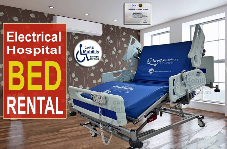 Electric Bed ON Rent / Hospital Bed rent medical Bed / ICU bed on Rent 6