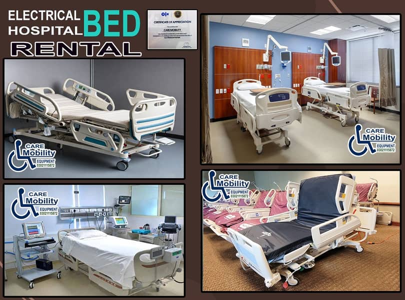 Electric Bed ON Rent / Hospital Bed medical Bed / ICU bed on Rent 3