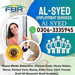 Domestic Staff Provider Available| Best Maids/Home Maids| House Maids