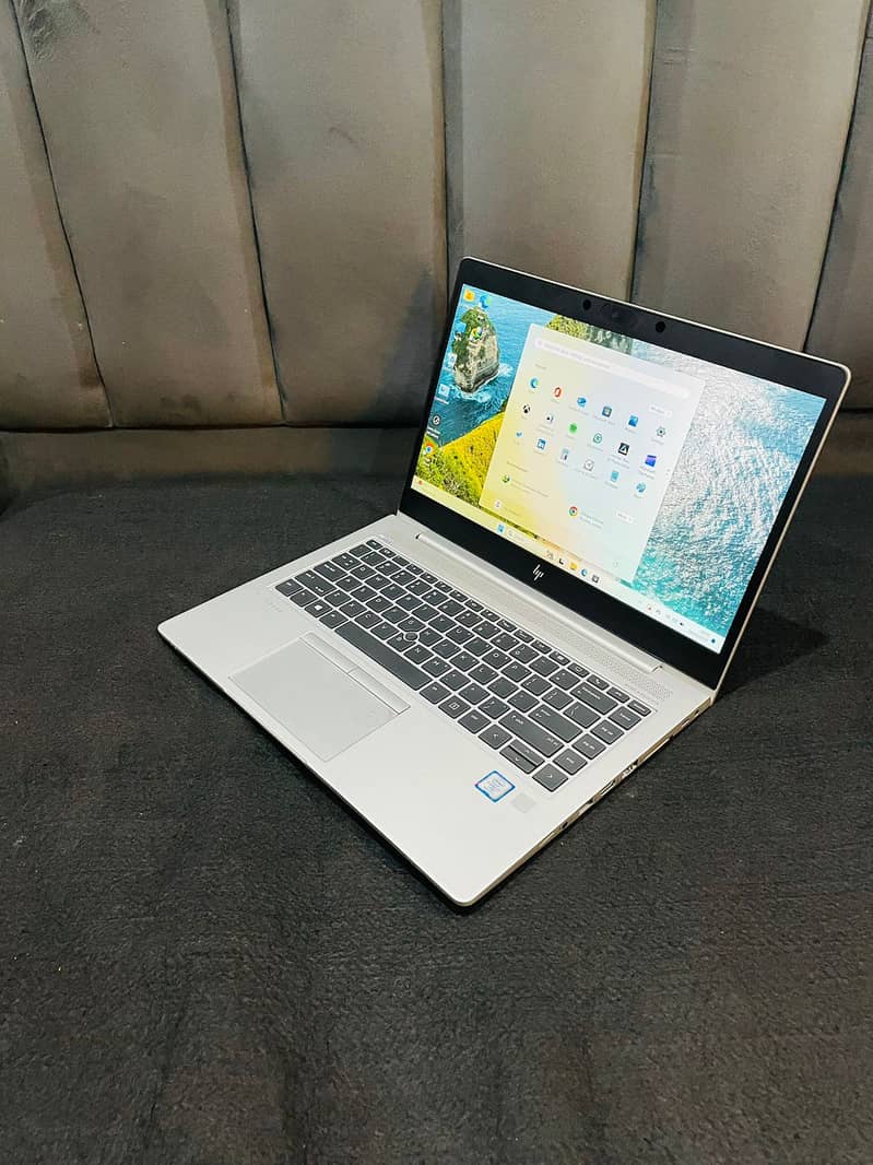 Hp Elitebook C-i5 8TH GEN 256GB SSD 8GB DDR4 With Face ID Look 4