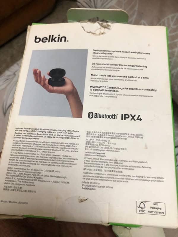 Belkin Earbuds soundform bolt wireless 2