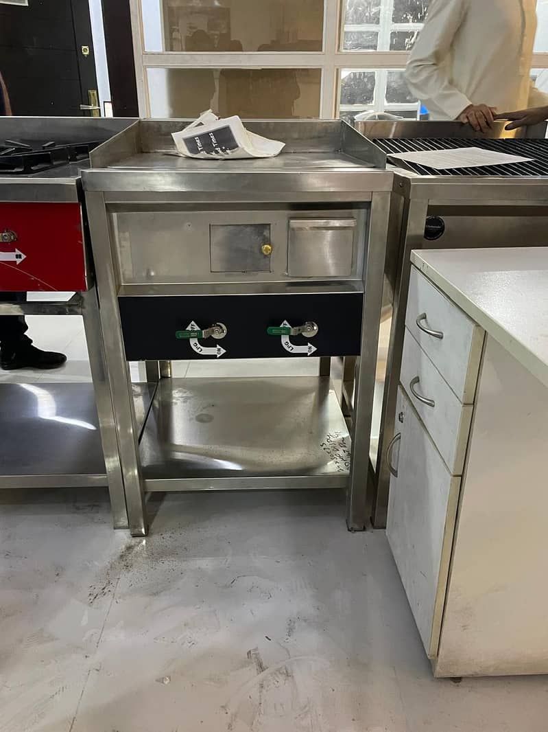 shawarma counter / Hot plate / grill counter / bbq counter for sale 8