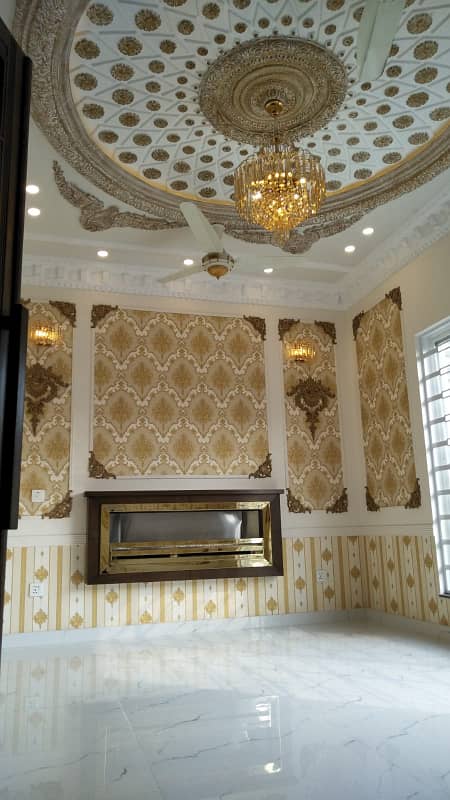 1 Kanal Brand New Modern Elevation Luxury House Available For Rent In Bahria Town Lahore. 1