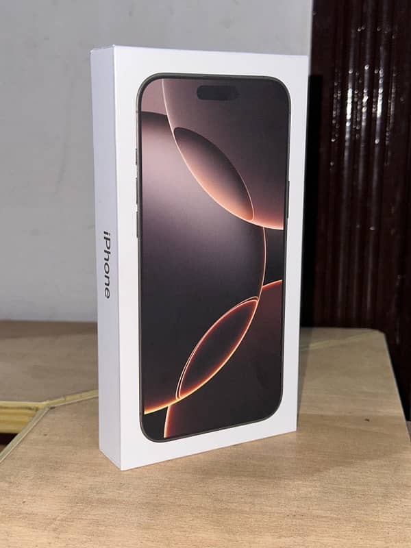 IPhone 16 pro max 512GB LLA Desert Titanium 0