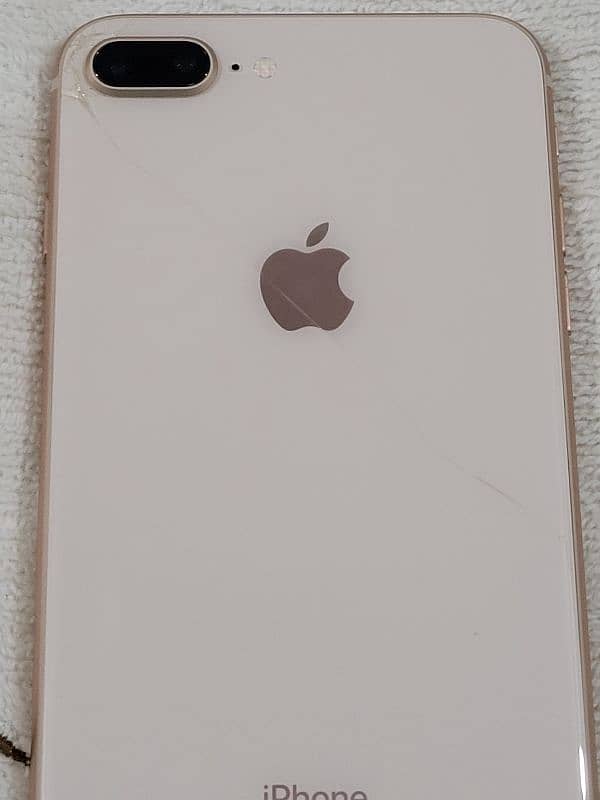 APPLE IPHONE 8 PLUS 64GB ROSE GOLD BACK MINOR CRACKED NON PTA 7