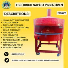 Wood & Gas Fired Pizza Oven|Pizza Oven|Pizza Oven For Sale|Fire Brick