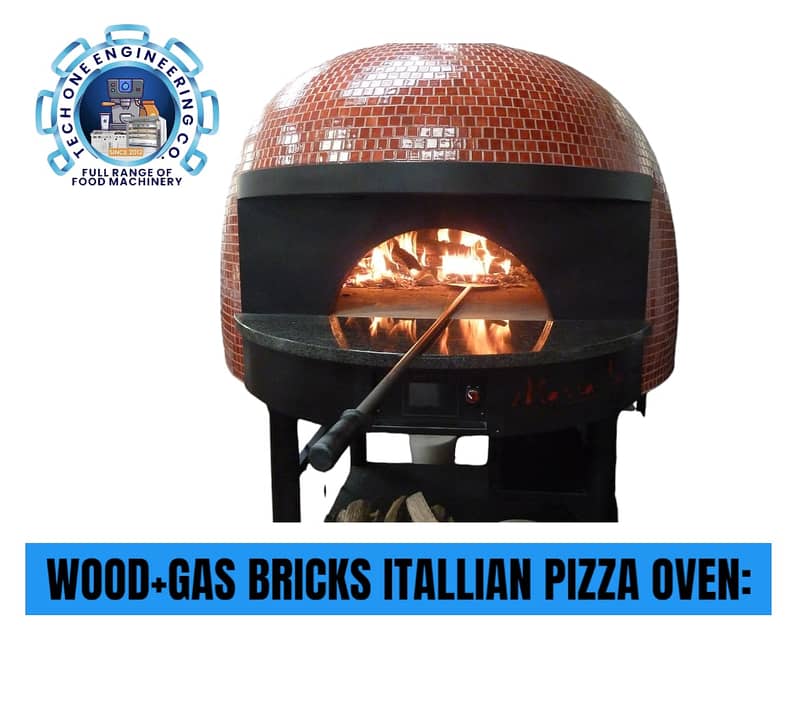 Wood & Gas Fired Pizza Oven|Pizza Oven|Pizza Oven For Sale|Fire Brick 4