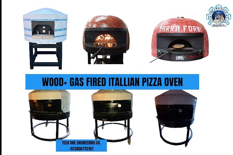 Wood & Gas Fired Pizza Oven|Pizza Oven|Pizza Oven For Sale|Fire Brick 5