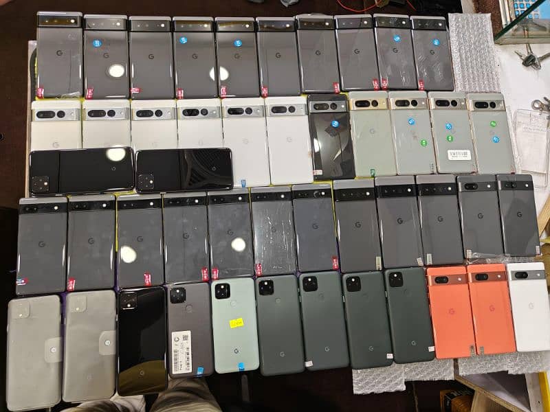 Google pixel 7pro 7a 7 pixel 6pro 6a 6 5a 5 & 4xl Fresh Stock 0