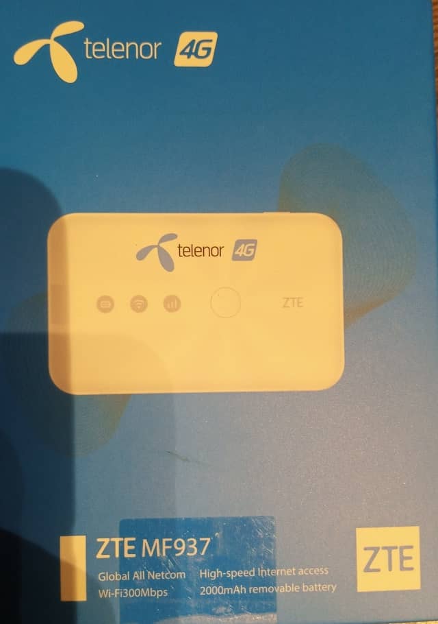 Telenor Internet Device 4G ZTE 1