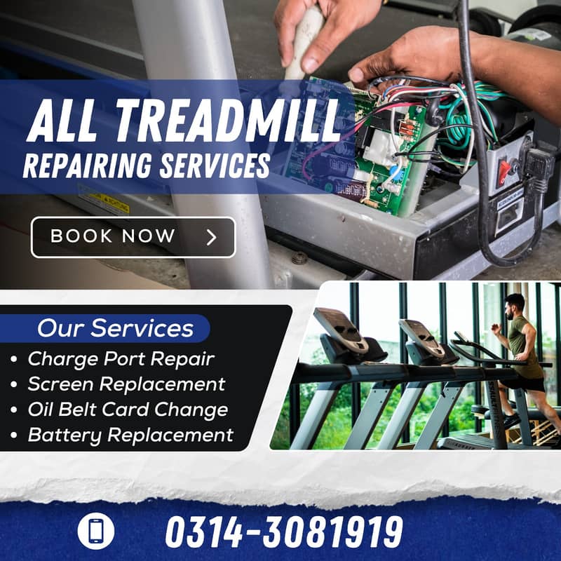 treadmill repair service , Treadmill repairing center , Oil change et 0