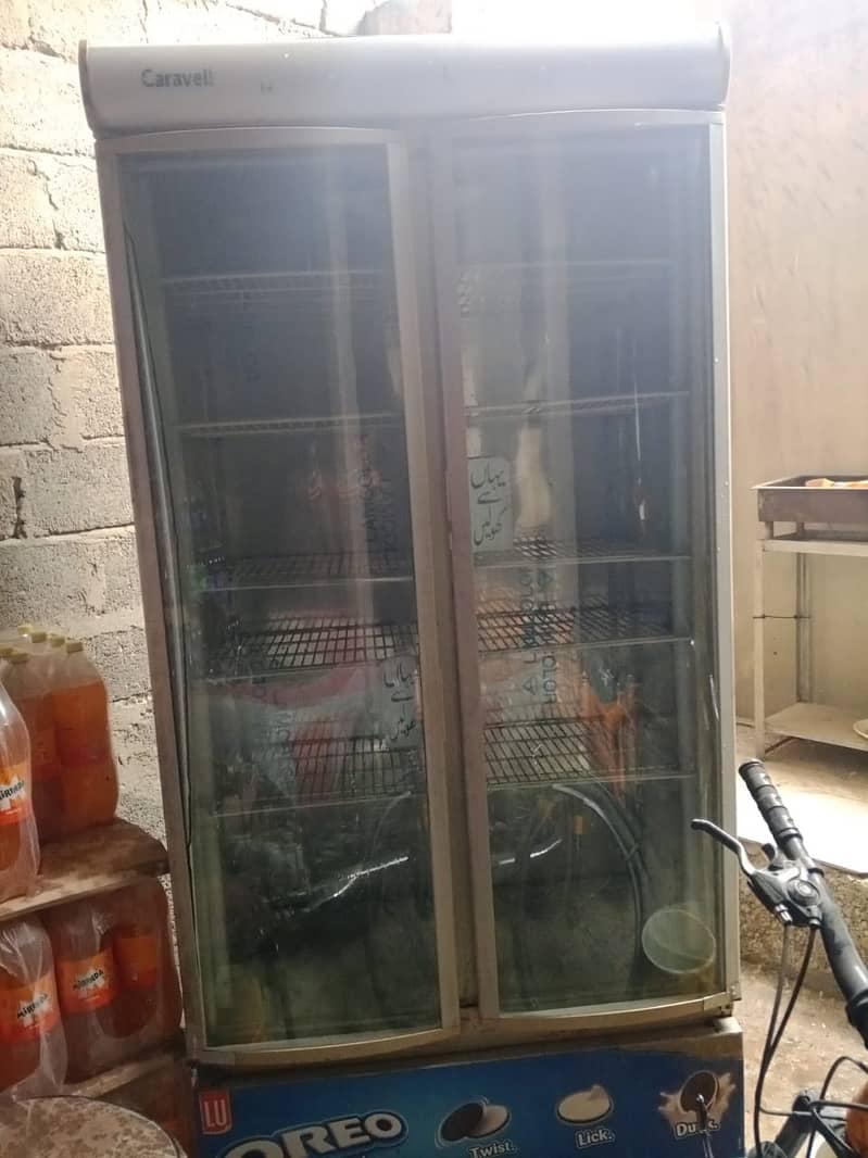 2 door freezer good condition 1