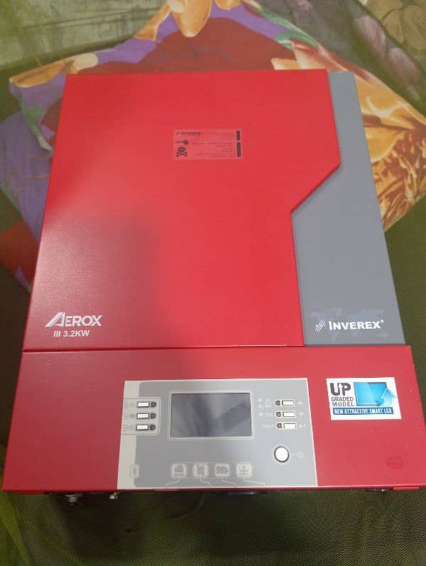 inverex iii 3.2kw inverter red colour work without battry & battry 3