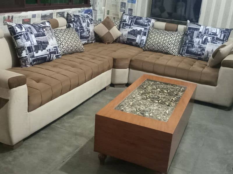 L-shape Sofa set| Center Table 2