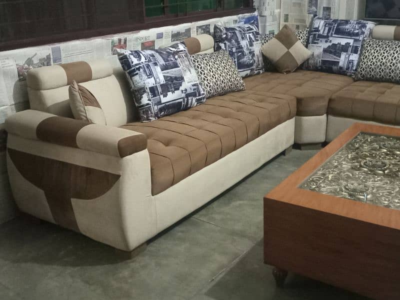 L-shape Sofa set| Center Table 3