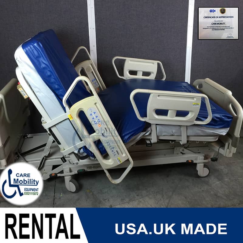 Patient bed  /Hospital Bed For Rent / Electric bed on rent RAWLPINDI 0