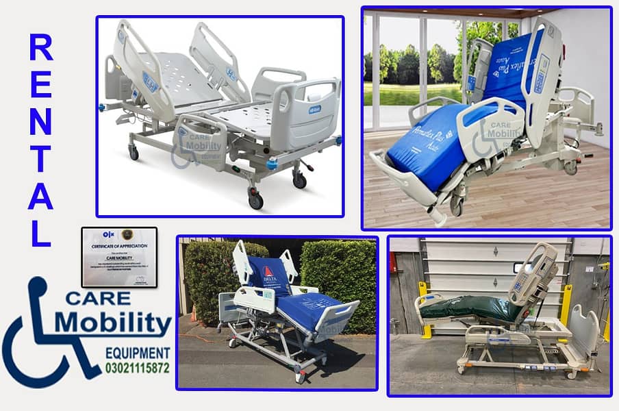 Patient bed RENT / Hospital Bed For Rent / Electric bed on rent RAWLPI 0