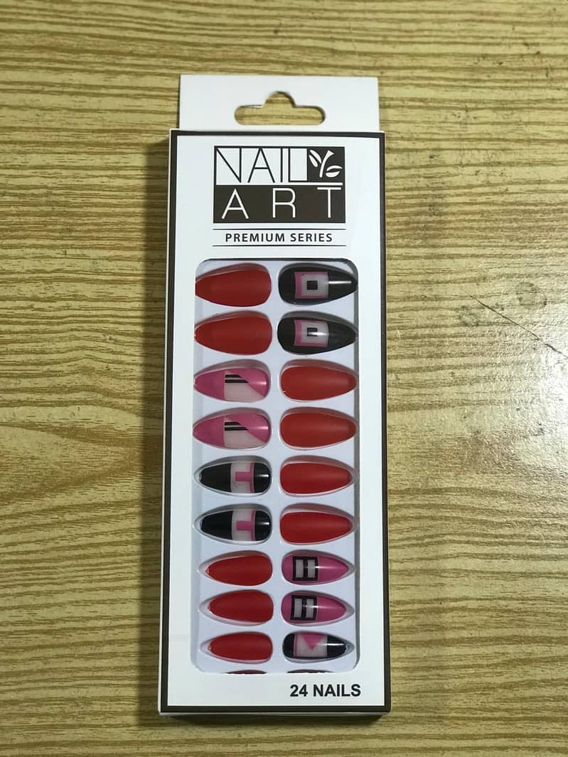 24 Pcs Nail Art Premium Series Fake Nails 4