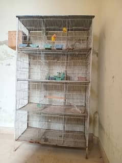 12 portion birds cage