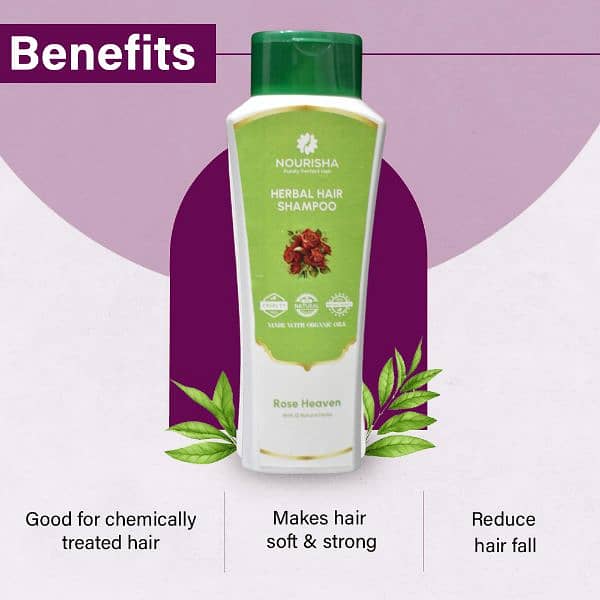 Herbal Hair Shampoo Nourisha for All Hair Types 2