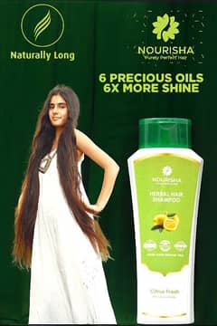 Herbal Hair Shampoo Nourisha for All Hair Types