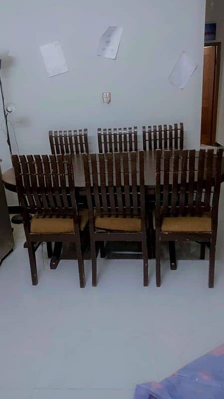 6 chair dinning table 2