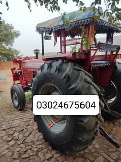 Massey 385 Tractor with Rotavator