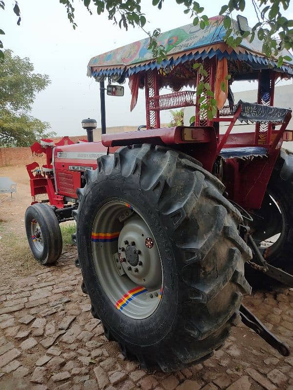 Massey 385 Tractor with Rotavator 2