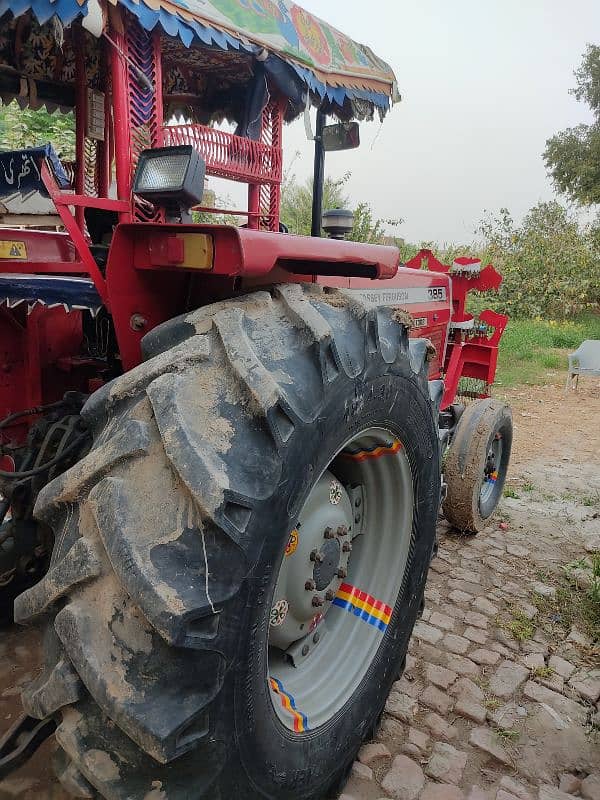 Massey 385 Tractor with Rotavator 4