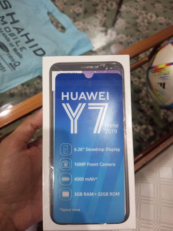 huawei y7 prime 2019 with box 3