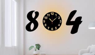 804 Calligraphy Analogue Wall Clock