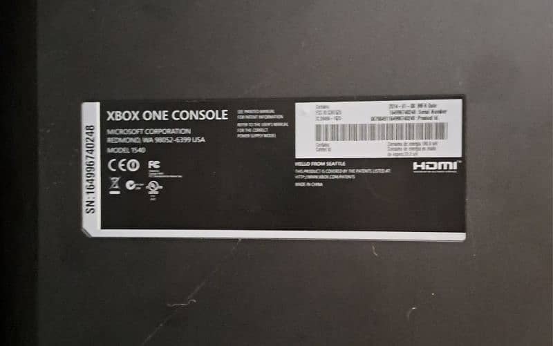 Region 1 Xbox One 500 GB + 10 games 1