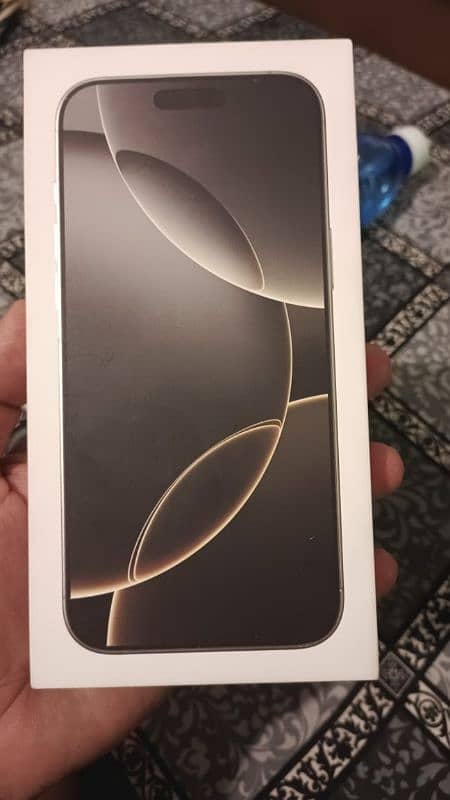 i phone 16pro max 256gb box pack non pta 0