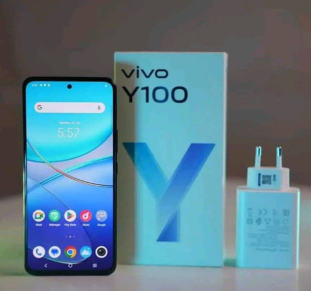 vivo y100 8/256 condition 10/10 box pack 2