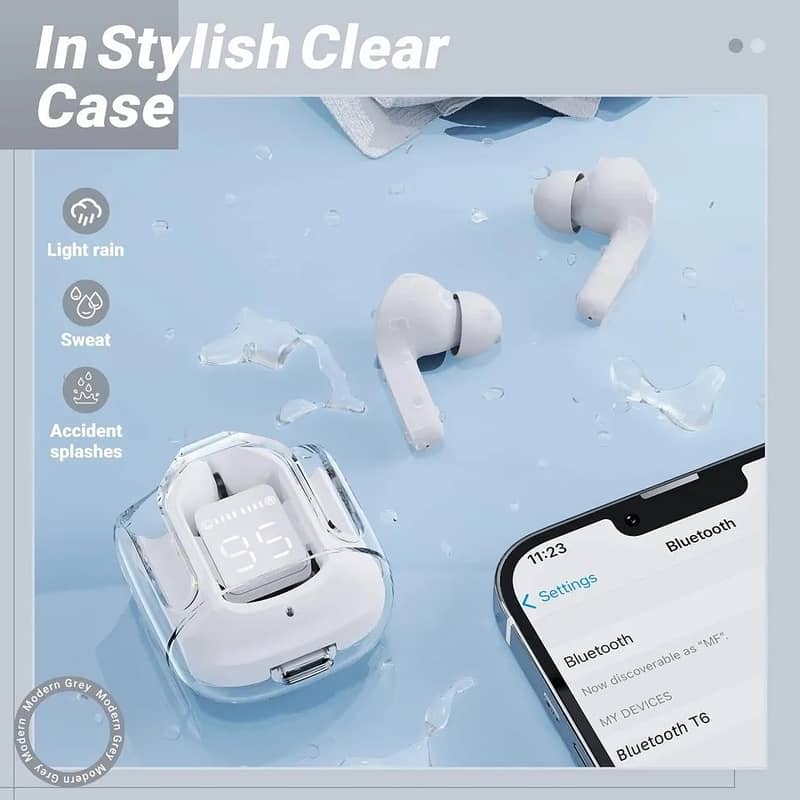 Transparent Air 31 Digital Case Earbuds 1