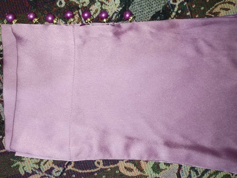 light purple maxi and silk pajama for girls 4