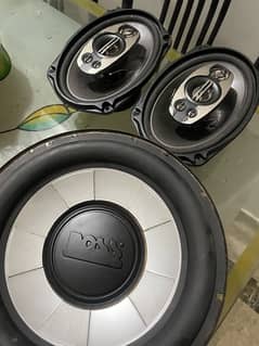 car woofer and speakers 0