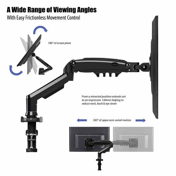 Invision MX150 PC Monitor Arm (17-27 Inch Screen) 1