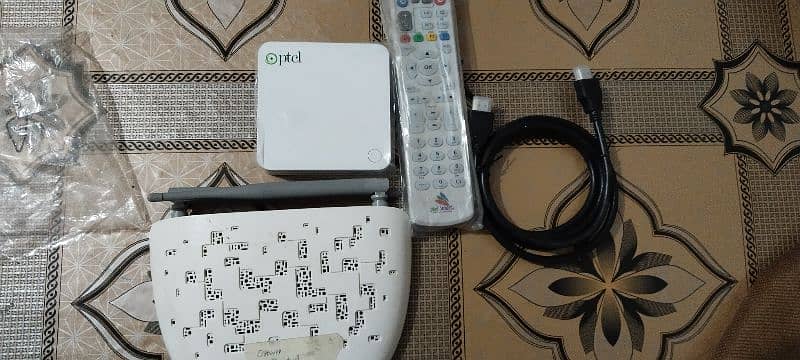 Modem router and tv box for sale 3