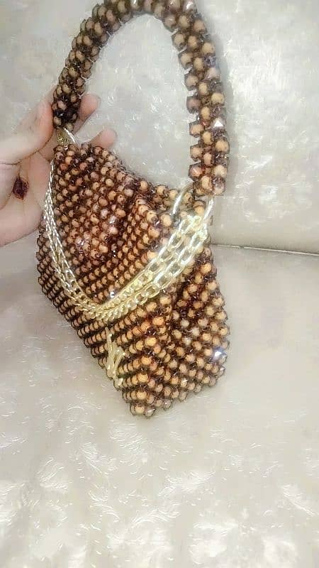 Handmade Crystal hand bag 0