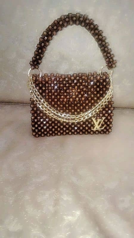 Handmade Crystal hand bag 1