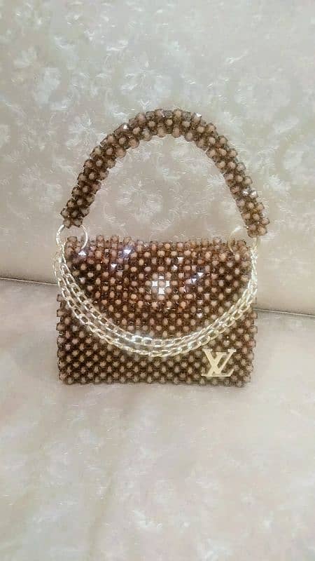 Handmade Crystal hand bag 3