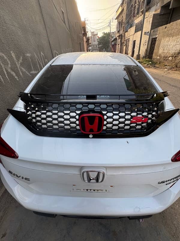 civic x grill | civic 10th generation grill | black grill Si 2017-22 0