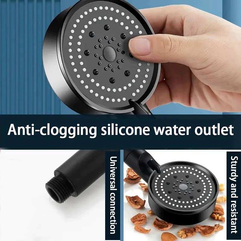 4 In 1 Multi-functional Matte High-pressure Shower Head 7