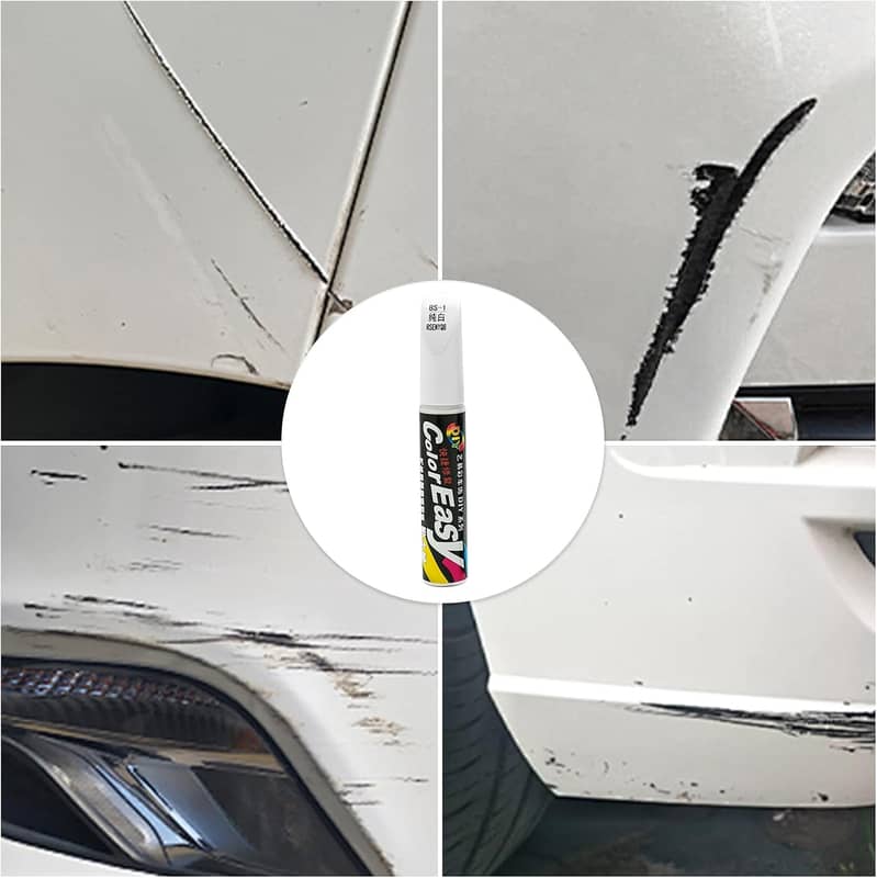 Car Scratch And Chipping Paint, Pencil Paint With Brush (only White ) 7