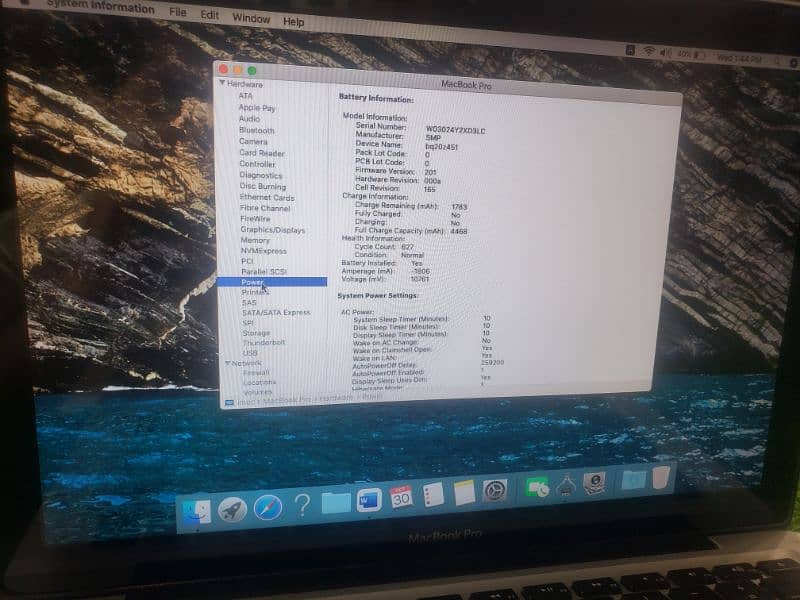 MacBook Pro Mid 2012  8GB Ram/128GB SSD Condition 10/10 6